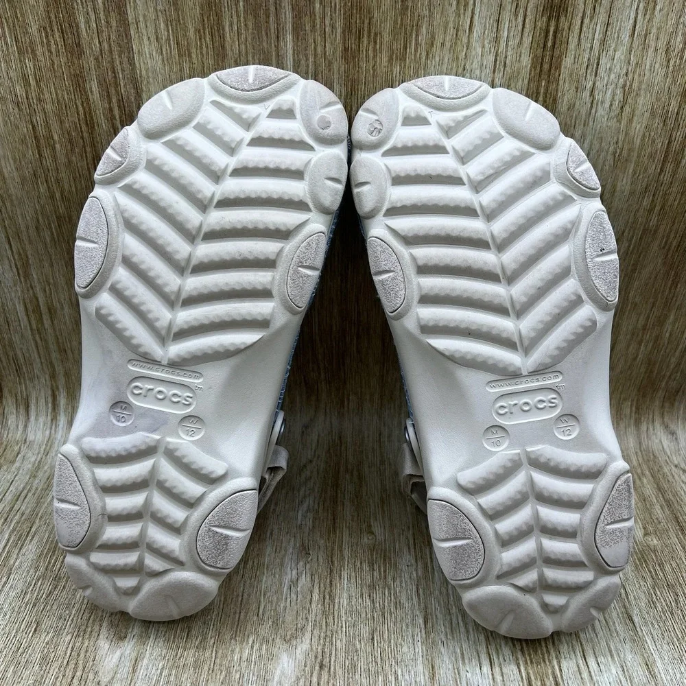 Levi's x Crocs Classic All-Terrain Clog 'Sashiko Bone Blue' Men's Size 10 Denim